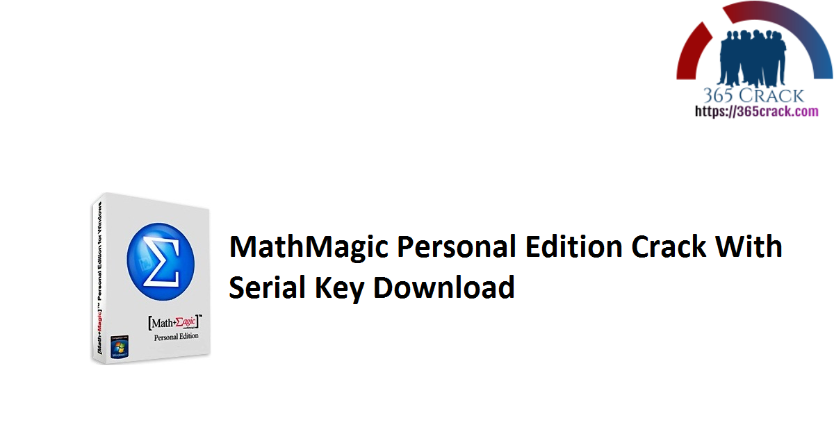 MathMagic Personal Edition Crack With Serial Key Download