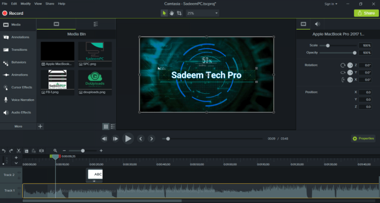 TechSmith Camtasia 23.1.1 download the new