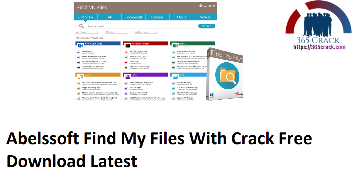 Abelssoft Find My Files With Crack Free Download Latest