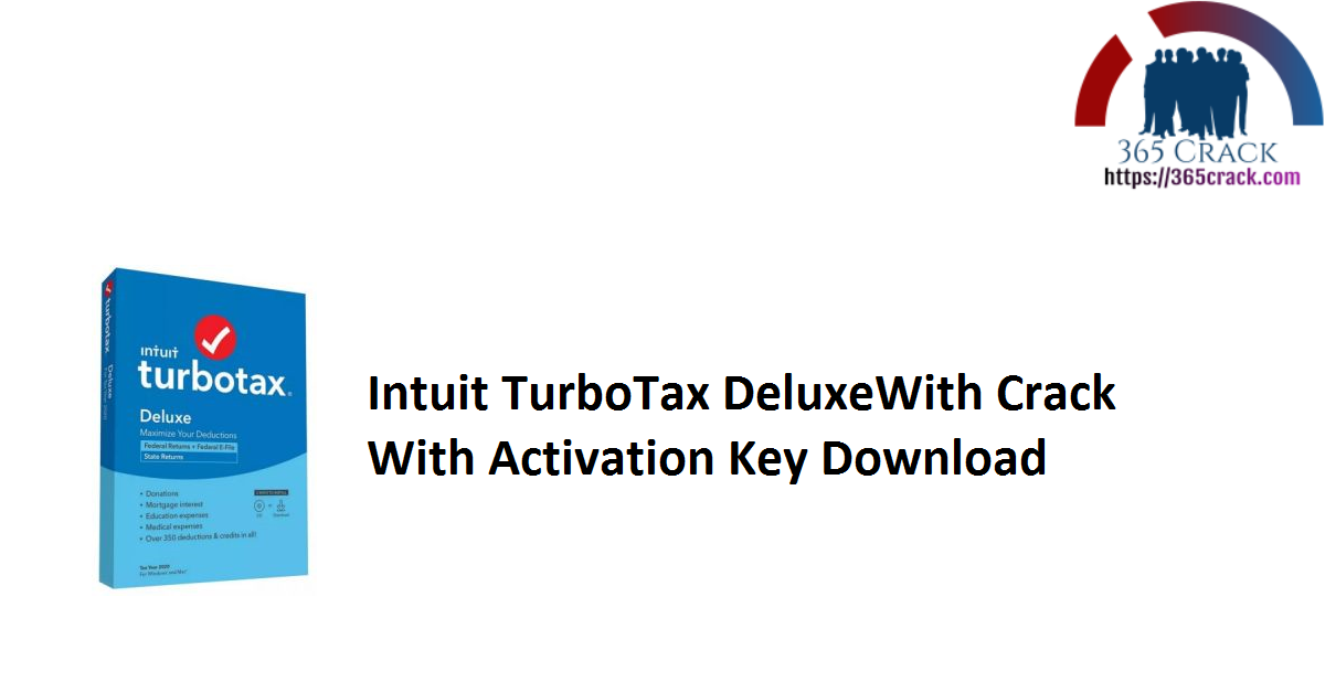 Intuit TurboTax DeluxeWith Crack With Activation Key Download