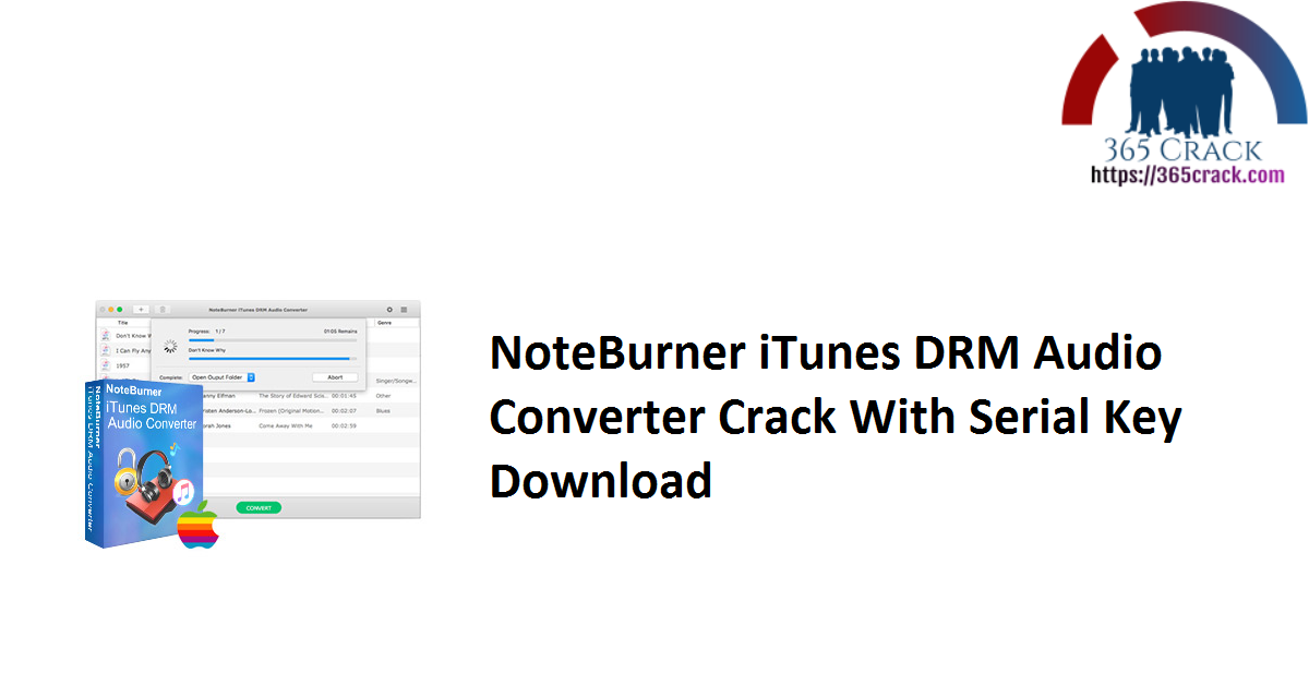 noteburner m4v converter plus serial number