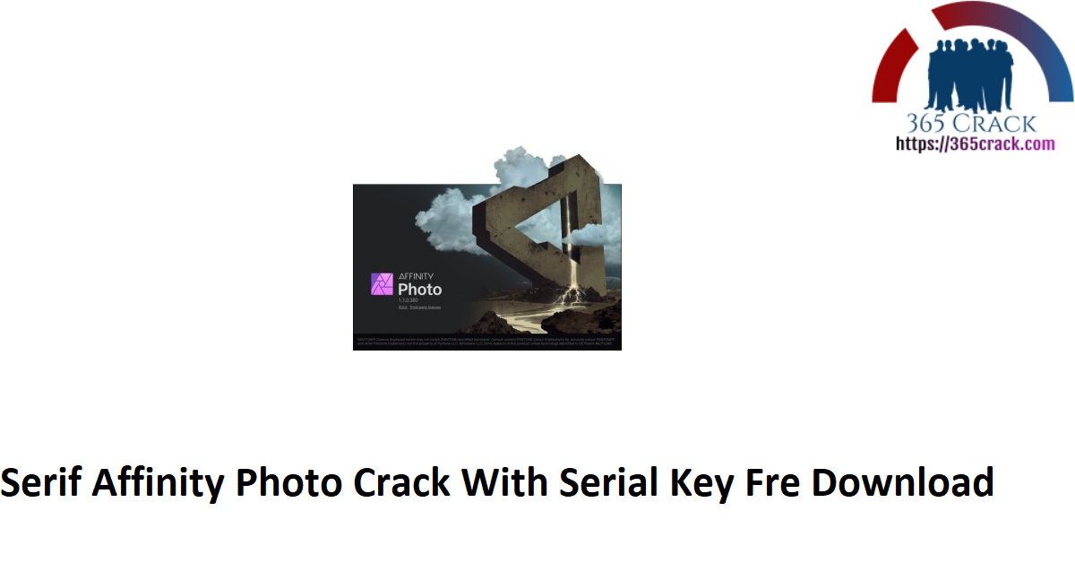 Serif Affinity Photo Crack With Serial Key