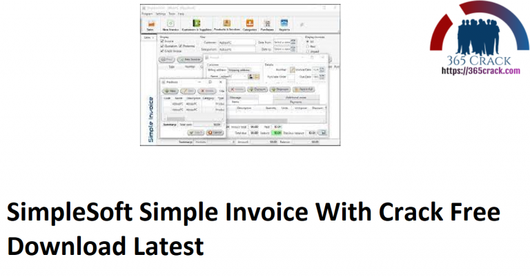 SimpleSoft Simple Invoice 3.23.8 With Crack [Latest ] Free 2021