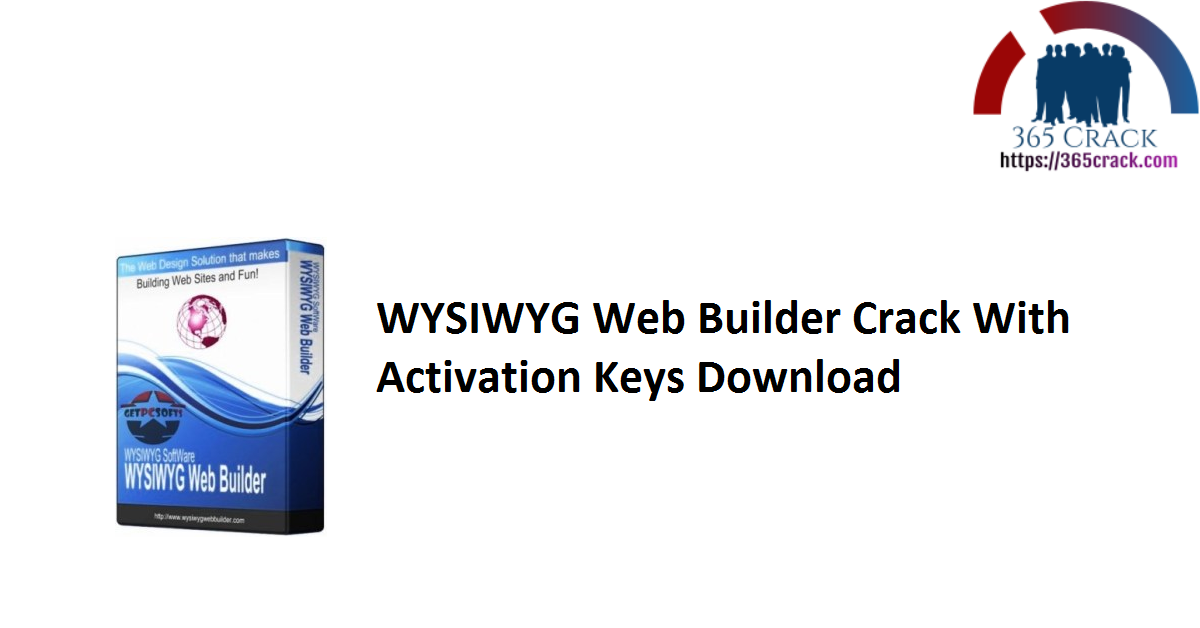 WYSIWYG Web Builder Crack With Activation Keys Download