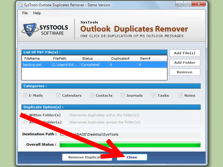 outlook duplicate remover tasks