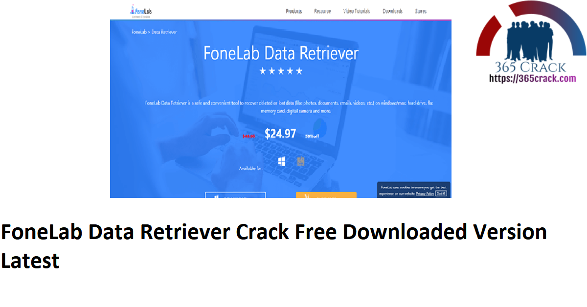 FoneLab Data Retriever Crack Free Downloaded Version Latest