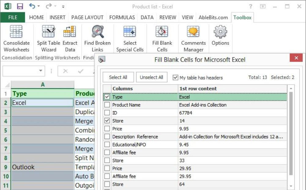 Ablebits Ultimate Suite for Excel Business Edition Download
