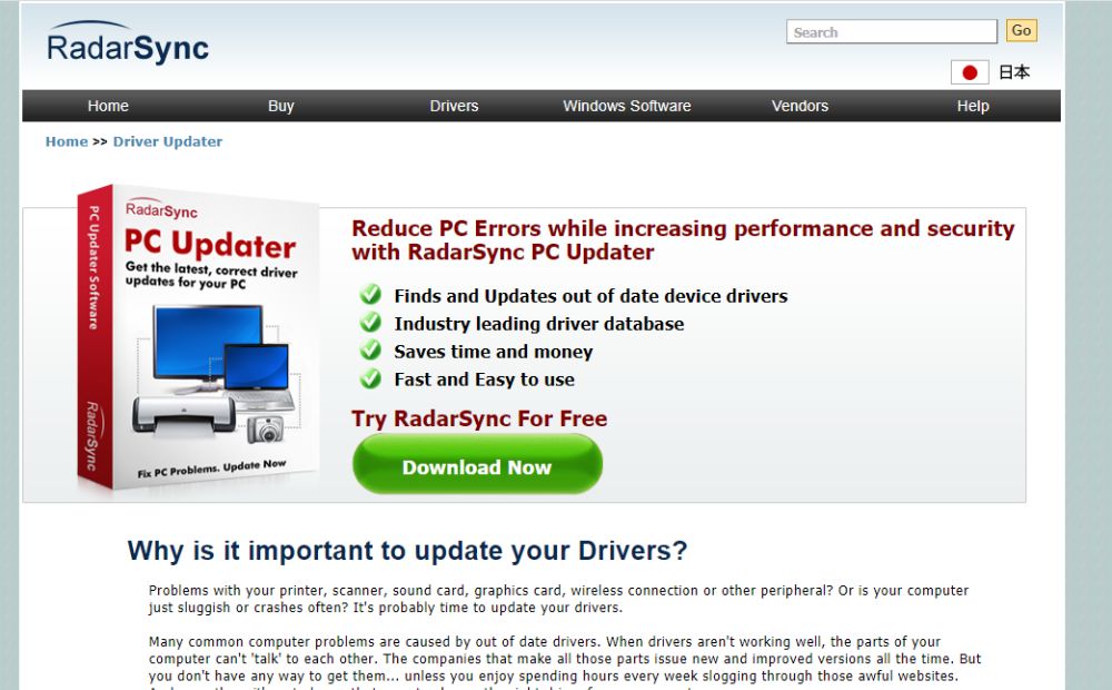 RadarSync PC Updater Serial Key