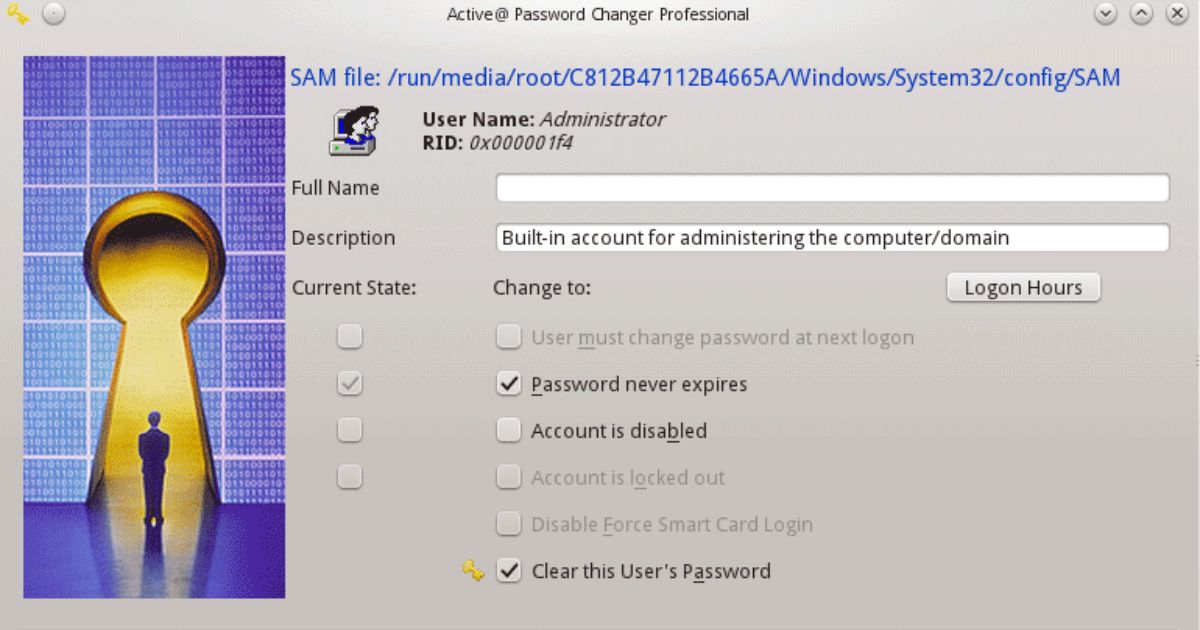 Active Password Changer Ultimate Full Crack
