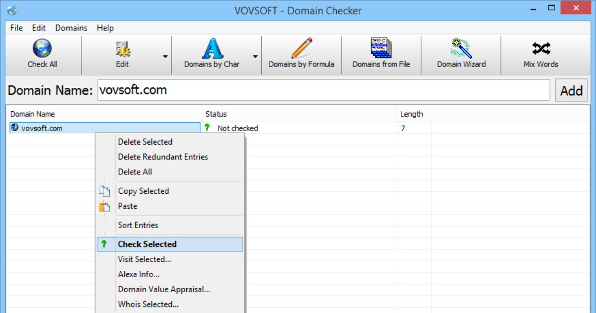 VovSoft Domain Checker Crack
