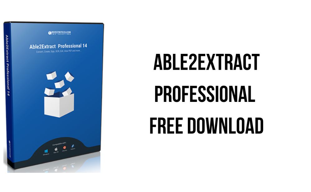 Able2Extract Professional Free Download 