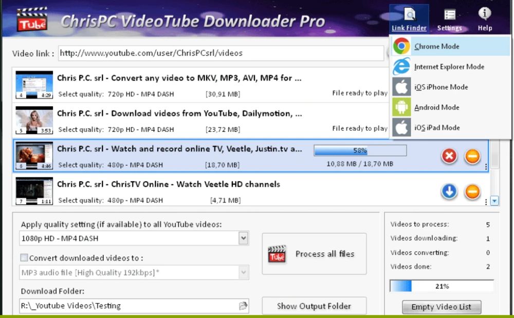 Chrispc VideoTube Downloader Pro Portable