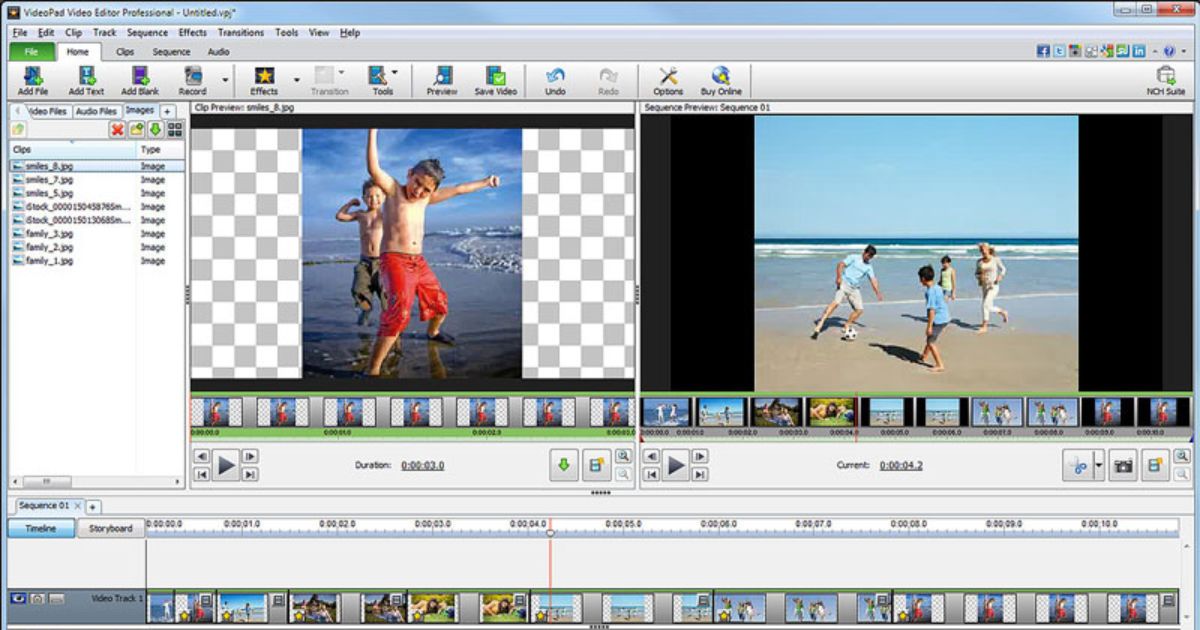 NCH VideoPad Video Editor Professional Download