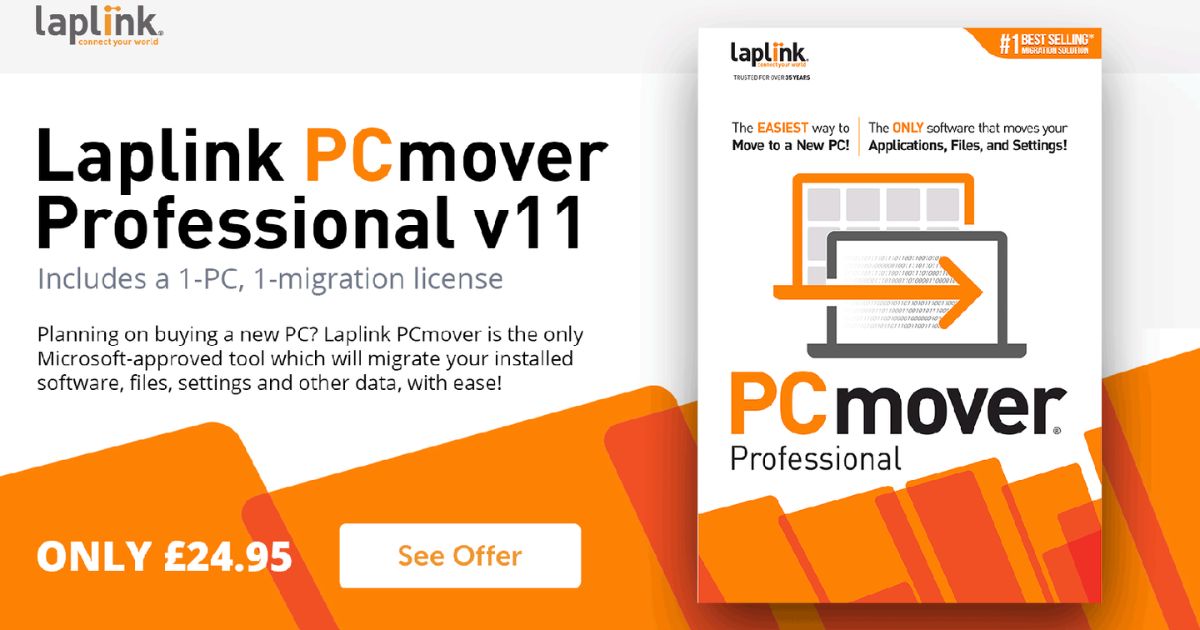 PCmover Professional Free Download 