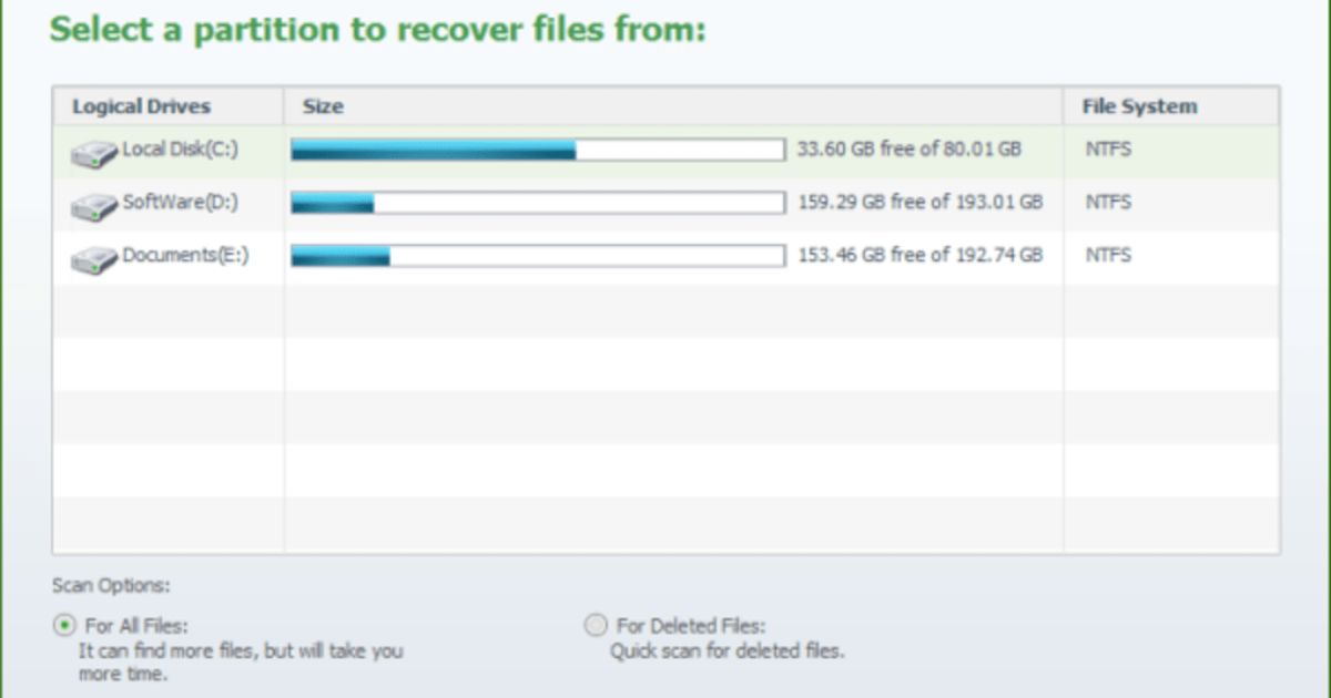 Download iSkysoft Data Recovery Free