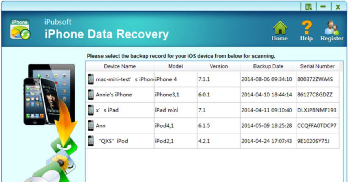 Data Recovery for iPhone Key