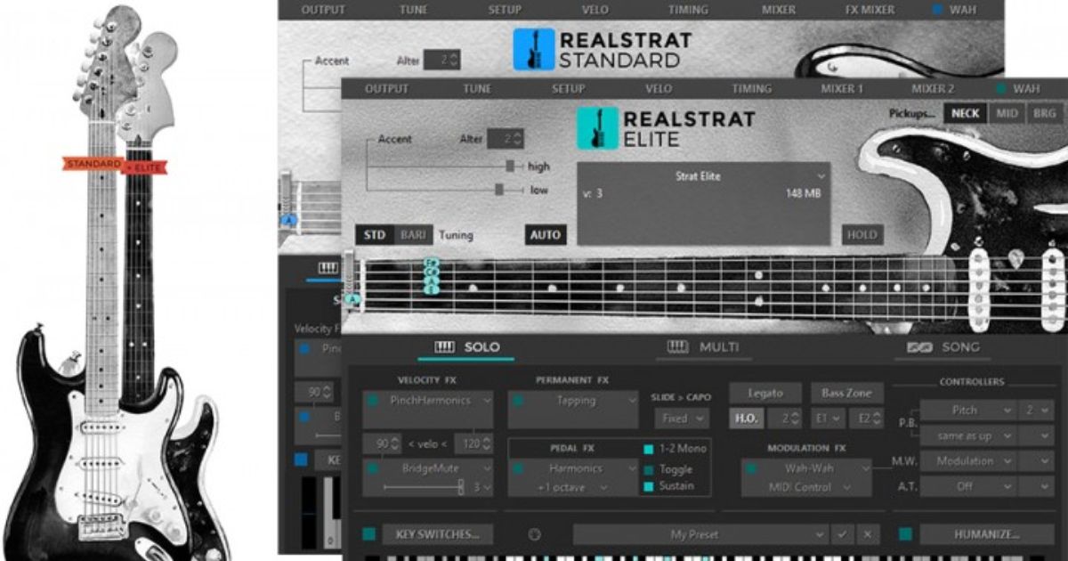 MusicLab RealStrat Key