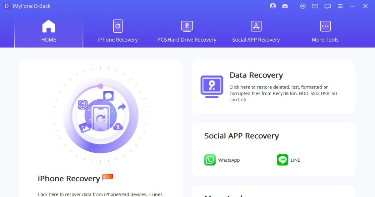 iMyfone D-Back iPhone Data Recovery Download