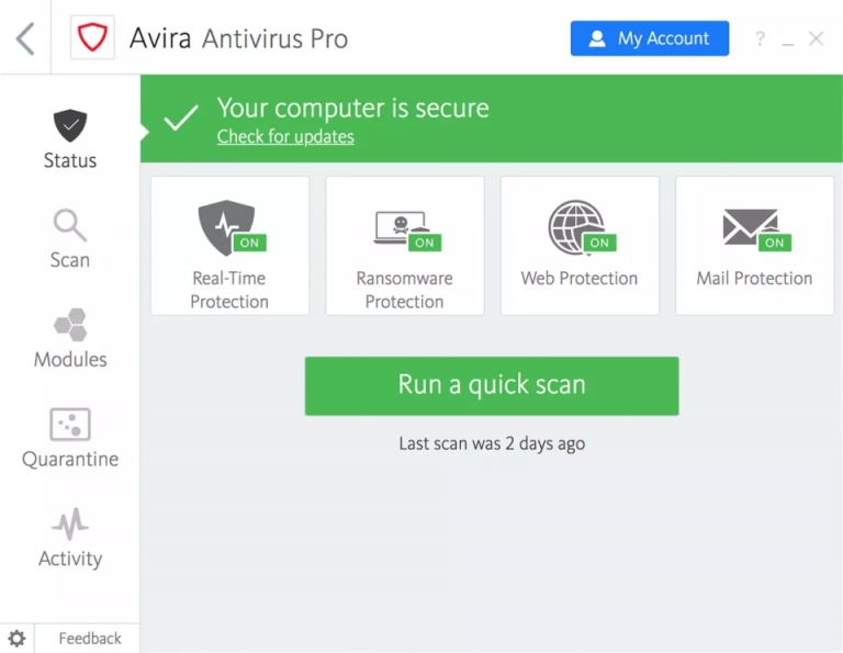 Avira Antivirus Pro